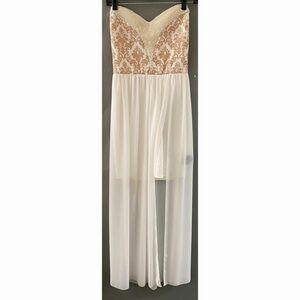 STRAPLESS Pearl Dress